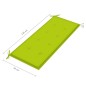 vidaXL Banco de jardín 2 plazas madera maciza eucalipto y cojín 120 cm vidaXL Banco de jardín 2 plazas madera maciza eucalipto y cojín 120 cm
