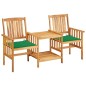 vidaXL Sillas y mesita de jardín con cojines madera maciza acacia vidaXL Sillas y mesita de jardín con cojines madera maciza acacia
