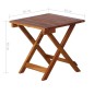 vidaXL Tumbona de jardín con mesa y cojín madera maciza de acacia vidaXL Tumbona de jardín con mesa y cojín madera maciza de acacia