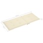 vidaXL Sillas de jardín reclinables 2 uds madera maciza acacia cojines