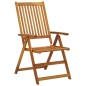vidaXL Sillas de jardín plegables 6 uds y cojines madera maciza acacia vidaXL Sillas de jardín plegables 6 uds y cojines madera maciza acacia