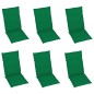 vidaXL Sillas de jardín plegables 6 uds y cojines madera maciza acacia vidaXL Sillas de jardín plegables 6 uds y cojines madera maciza acacia