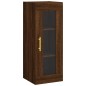 vidaXL Aparador alto madera contrachapada roble marrón 34,5x34x180 cm vidaXL Aparador alto madera contrachapada roble marrón 34,5x34x180 cm