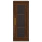 vidaXL Aparador alto madera contrachapada roble marrón 34,5x34x180 cm vidaXL Aparador alto madera contrachapada roble marrón 34,5x34x180 cm