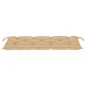 vidaXL Banco de jardín con cojín madera maciza de acacia 120 cm vidaXL Banco de jardín con cojín madera maciza de acacia 120 cm