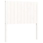 vidaXL Estructura de cama individual con cabecero madera maciza blanco vidaXL Estructura de cama individual con cabecero madera maciza blanco