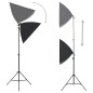 vidaXL Kit de estudio fotográfico con luces softbox y reflector vidaXL Kit de estudio fotográfico con luces softbox y reflector