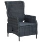 vidaXL Juego de comedor para jardín de 7 piezas gris oscuro vidaXL Juego de comedor para jardín de 7 piezas gris oscuro