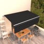 vidaXL Toldo retráctil manual con persiana gris antracita 5x3 m vidaXL Toldo retráctil manual con persiana gris antracita 5x3 m