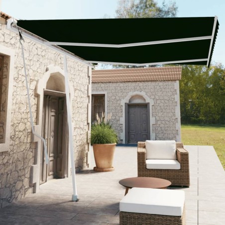 vidaXL Toldo de pie automático gris antracita 350x250 cm