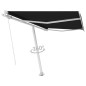 vidaXL Toldo de pie retráctil manual gris antracita 300x250 cm vidaXL Toldo de pie retráctil manual gris antracita 300x250 cm