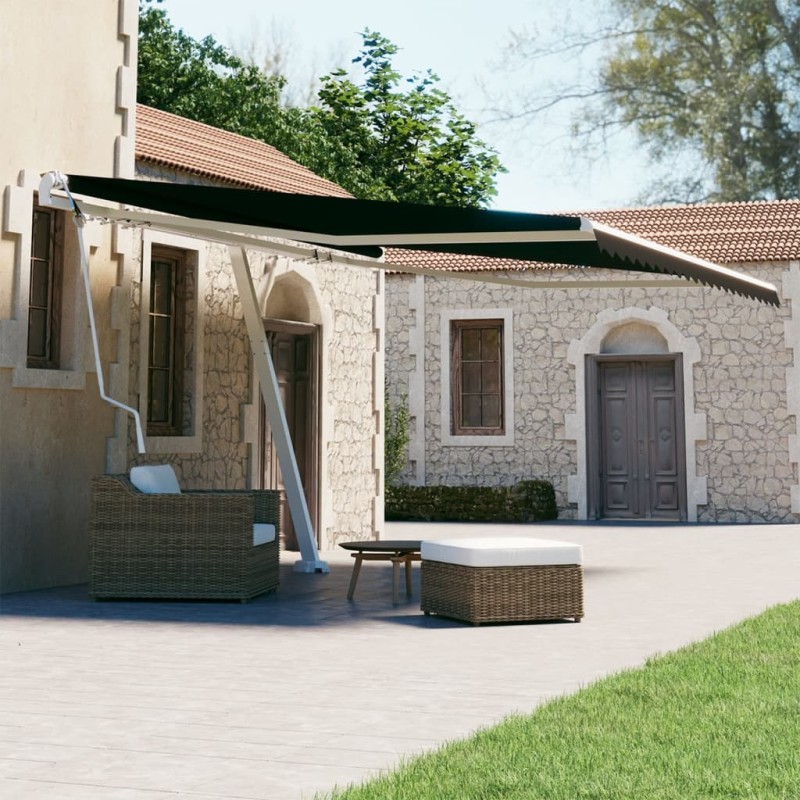 vidaXL Toldo de pie automático gris antracita 450x300 cm vidaXL Toldo de pie automático gris antracita 450x300 cm