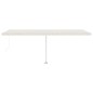 vidaXL Toldo de pie retráctil manual crema 600x300 cm vidaXL Toldo de pie retráctil manual crema 600x300 cm