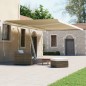 vidaXL Toldo de pie automático crema 600x300 cm vidaXL Toldo de pie automático crema 600x300 cm