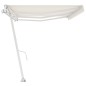 vidaXL Toldo de pie automático crema 600x300 cm vidaXL Toldo de pie automático crema 600x300 cm