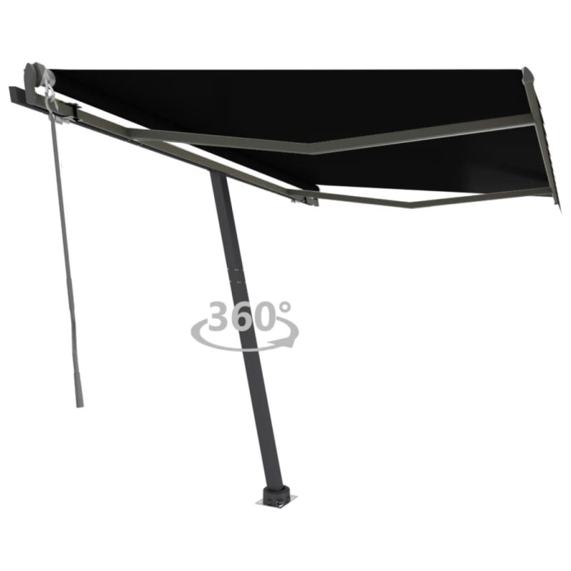 vidaXL Toldo de pie automático gris antracita 300x250 cm vidaXL Toldo de pie automático gris antracita 300x250 cm