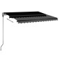 vidaXL Toldo de pie automático gris antracita 300x250 cm vidaXL Toldo de pie automático gris antracita 300x250 cm