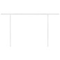vidaXL Toldo retráctil automático con postes amarillo y blanco 4x3 m vidaXL Toldo retráctil automático con postes amarillo y blanco 4x3 m