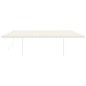 vidaXL Toldo retráctil manual con postes crema 6x3 m vidaXL Toldo retráctil manual con postes crema 6x3 m