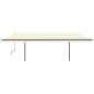 vidaXL Toldo automático con LED y sensor de viento color crema 6x3 m vidaXL Toldo automático con LED y sensor de viento color crema 6x3 m