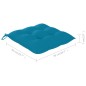 vidaXL Sillas Batavia 4 unidades madera maciza de teca con cojines vidaXL Sillas Batavia 4 unidades madera maciza de teca con cojines
