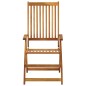 vidaXL Sillas de jardín plegables y cojines 8 uds madera maciza acacia vidaXL Sillas de jardín plegables y cojines 8 uds madera maciza acacia
