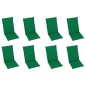 vidaXL Sillas de jardín plegables y cojines 8 uds madera maciza acacia vidaXL Sillas de jardín plegables y cojines 8 uds madera maciza acacia