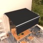 vidaXL Toldo automático retráctil con persiana gris antracita 4x3 m vidaXL Toldo automático retráctil con persiana gris antracita 4x3 m