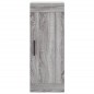 vidaXL Aparador alto madera contrachapada gris Sonoma 34,5x34x180 cm vidaXL Aparador alto madera contrachapada gris Sonoma 34,5x34x180 cm