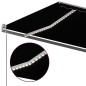 vidaXL Toldo retráctil manual con luz LED gris antracita 600x350 cm vidaXL Toldo retráctil manual con luz LED gris antracita 600x350 cm