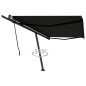 vidaXL Toldo de pie retráctil manual gris antracita 500x350 cm vidaXL Toldo de pie retráctil manual gris antracita 500x350 cm