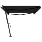 vidaXL Toldo de pie retráctil manual gris antracita 500x350 cm vidaXL Toldo de pie retráctil manual gris antracita 500x350 cm