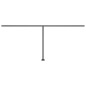 vidaXL Toldo de pie retráctil manual gris antracita 500x350 cm vidaXL Toldo de pie retráctil manual gris antracita 500x350 cm