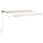 vidaXL Toldo de pie retráctil manual crema 400x300 cm vidaXL Toldo de pie retráctil manual crema 400x300 cm