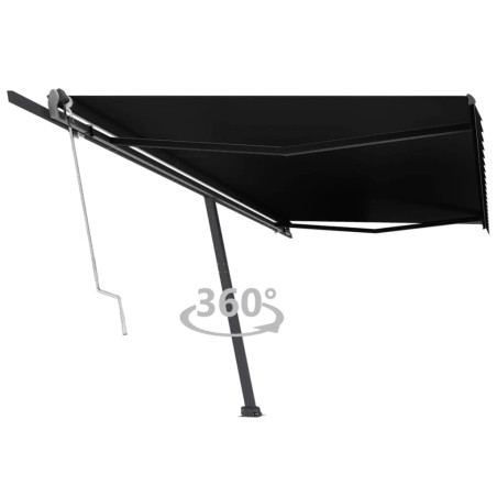 vidaXL Toldo de pie automático gris antracita 500x300 cm