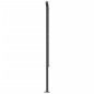 vidaXL Toldo retráctil manual con postes gris antracita 6x3 m vidaXL Toldo retráctil manual con postes gris antracita 6x3 m