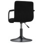vidaXL Sillas de comedor giratorias 4 unidades terciopelo negro vidaXL Sillas de comedor giratorias 4 unidades terciopelo negro