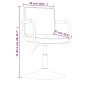 vidaXL Sillas de comedor giratorias 4 unidades terciopelo negro vidaXL Sillas de comedor giratorias 4 unidades terciopelo negro