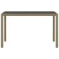 vidaXL Set comedor de jardín 3 pzas con cojines ratán sintético beige vidaXL Set comedor de jardín 3 pzas con cojines ratán sintético beige
