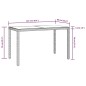 vidaXL Set comedor de jardín 3 pzas con cojines ratán sintético beige vidaXL Set comedor de jardín 3 pzas con cojines ratán sintético beige