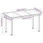 vidaXL Set comedor de jardín 5 pzas y cojines ratán sintético y vidrio vidaXL Set comedor de jardín 5 pzas y cojines ratán sintético y vidrio