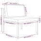 vidaXL Set muebles de jardín 9 pzas y cojines aluminio gris antracita vidaXL Set muebles de jardín 9 pzas y cojines aluminio gris antracita