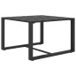 vidaXL Set muebles de jardín 5 pzas y cojines aluminio gris antracita vidaXL Set muebles de jardín 5 pzas y cojines aluminio gris antracita
