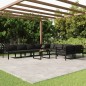 vidaXL Set muebles de jardín 10 pzas y cojines aluminio gris antracita vidaXL Set muebles de jardín 10 pzas y cojines aluminio gris antracita