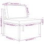 vidaXL Set muebles de jardín 7 pzas y cojines aluminio gris antracita vidaXL Set muebles de jardín 7 pzas y cojines aluminio gris antracita