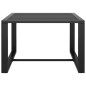 vidaXL Set muebles de jardín 9 pzas y cojines aluminio gris antracita