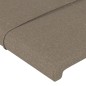 vidaXL Cabecero con orejas de tela gris taupe 93x23x118/128 cm vidaXL Cabecero con orejas de tela gris taupe 93x23x118/128 cm