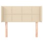 vidaXL Cabecero de tela color crema 103x16x78/88 cm vidaXL Cabecero de tela color crema 103x16x78/88 cm
