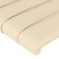 vidaXL Cabecero con LED de tela color crema 103x16x118/128 cm vidaXL Cabecero con LED de tela color crema 103x16x118/128 cm