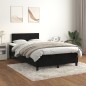 vidaXL Cama box spring con colchón terciopelo negro 120x200 cm vidaXL Cama box spring con colchón terciopelo negro 120x200 cm